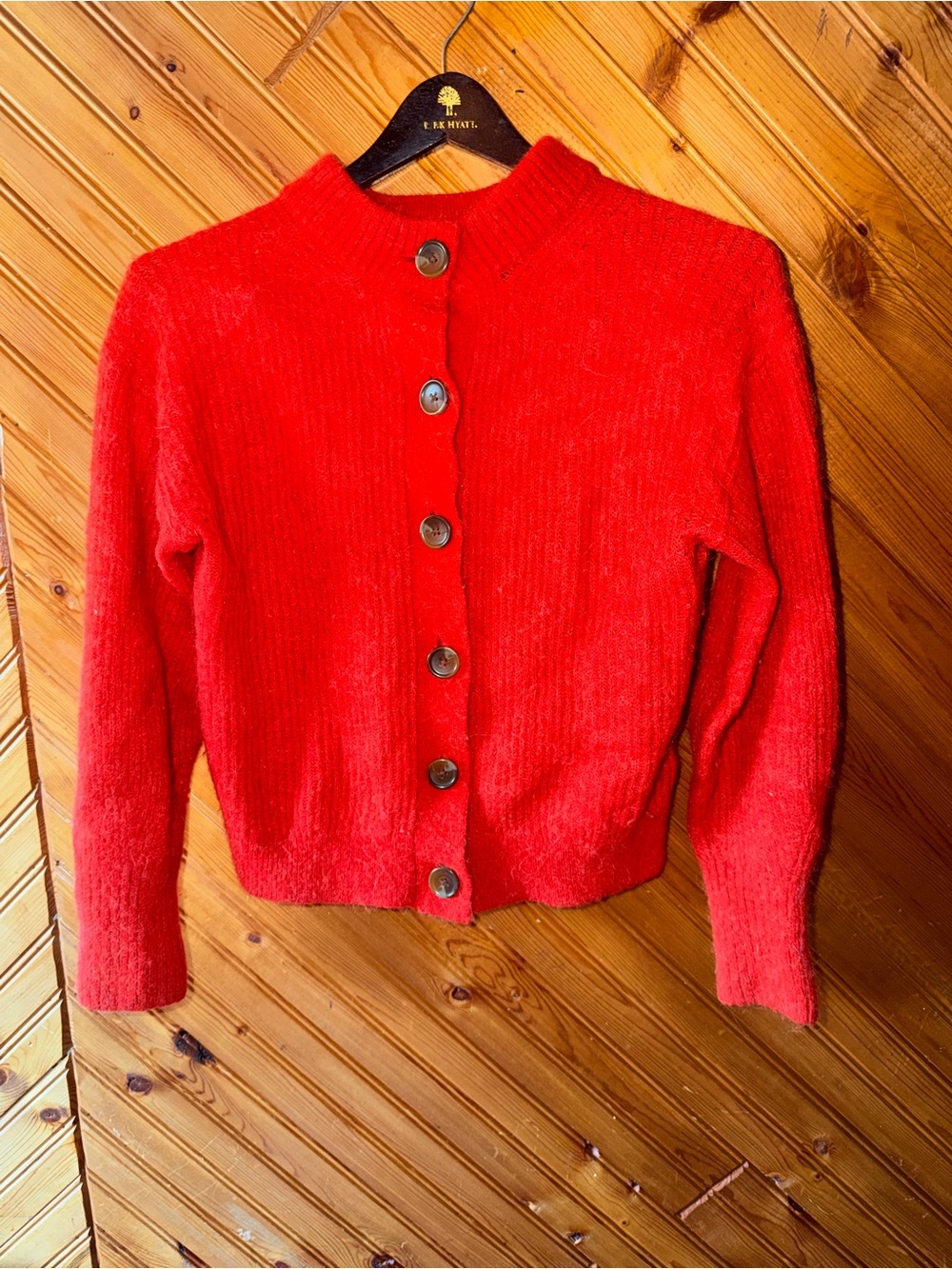 Everlane alpaca blend cardigan medium
